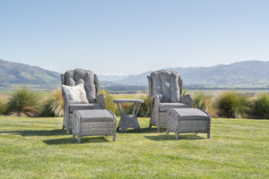 Highland Recliners Dark Grey - Outdoor Furniture NZ